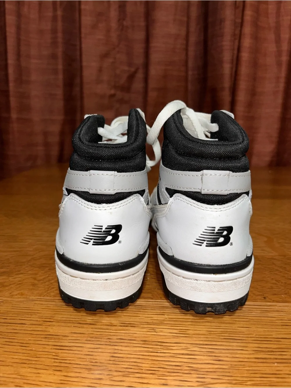 New Balance 650 White Black Men’s Size 8 Width D BB650RCE High Top Sneakers